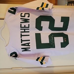 Green Bay Packers signed Clay Matthews Jersey